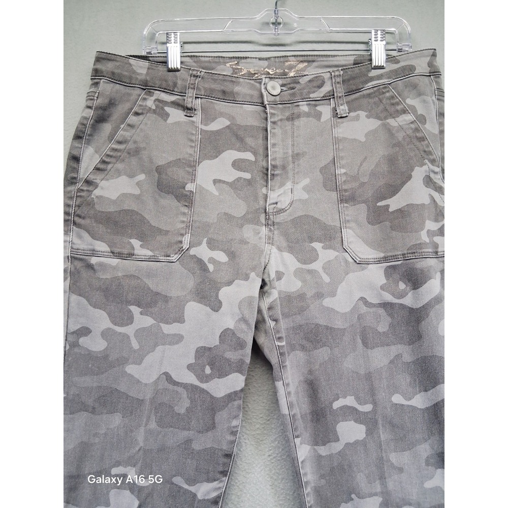 Seven 7 Gray Camo Youth Girls Skinny Jeans Size 14